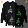 thumbnail image 2 of Camiseta navideña a juego para la familia, diseño exclusivo de fuegos artificiales de Papá Noel luminoso, sudadera familiar, 2 of 3