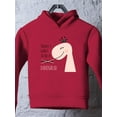 thumbnail image 3 of Today I Be Dinosaur Pink Dino Hoodie Toddler -Image by Shutterstock,  5 Toddler, 3 of 4