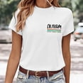 thumbnail image 3 of WEIWEN Women's Short Sleeve Autism Awareness Tops Casual Letter Print Trendy Crewneck Summer T Shirts for Women Graphic Tees Tshirts (White, M), 3 of 5