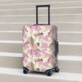 thumbnail image 6 of Rateoe Lilies Flowers Printed Luggage Cover, Suitcase Protector Fits 18-32 Inch Luggage-Small, 6 of 7