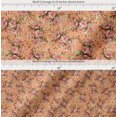 thumbnail image 2 of Soimoi Cotton Voile Fabric Leaves & Blossoms Floral Print Sewing Fabric Yard 42 Inch Wide, 2 of 7