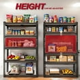 thumbnail image 5 of ZEUKMXOO Heavy Duty Garage Shelving Unit - 72In Adjustable Storage Shelves, 5-Tier Shelf Rack organizer for Storage and Organization,, 5 of 8