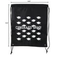 thumbnail image 2 of Senior Graduation Drawstring Backpacks Personalized Party Favor Cinch Bags - Grad Hat Grid, 2 of 2