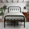thumbnail image 2 of EvinTer Platform Metal Twin Bed Frame, Suitable for All Ages, Black, 2 of 6