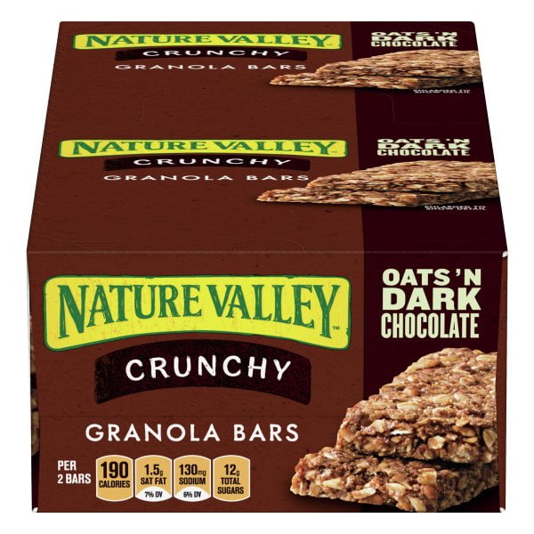 Nature Valley Crunchy Oats 'n Dark Chocolate Granola Bars 18 Count