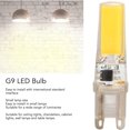 thumbnail image 3 of 6 uds 220V 9W G9 bombillas LED lámpara COB regulable de 500LM para lámparas de araña de paisaje de techo del hogar (blanco cálido 3000K), 3 of 5