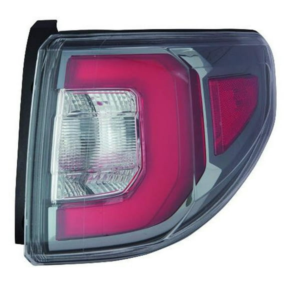 KAI New CAPA Certified Standard Replacement Passenger Side Outer Tail Light Assembly, Fits 2013-2016 GMC Acadia