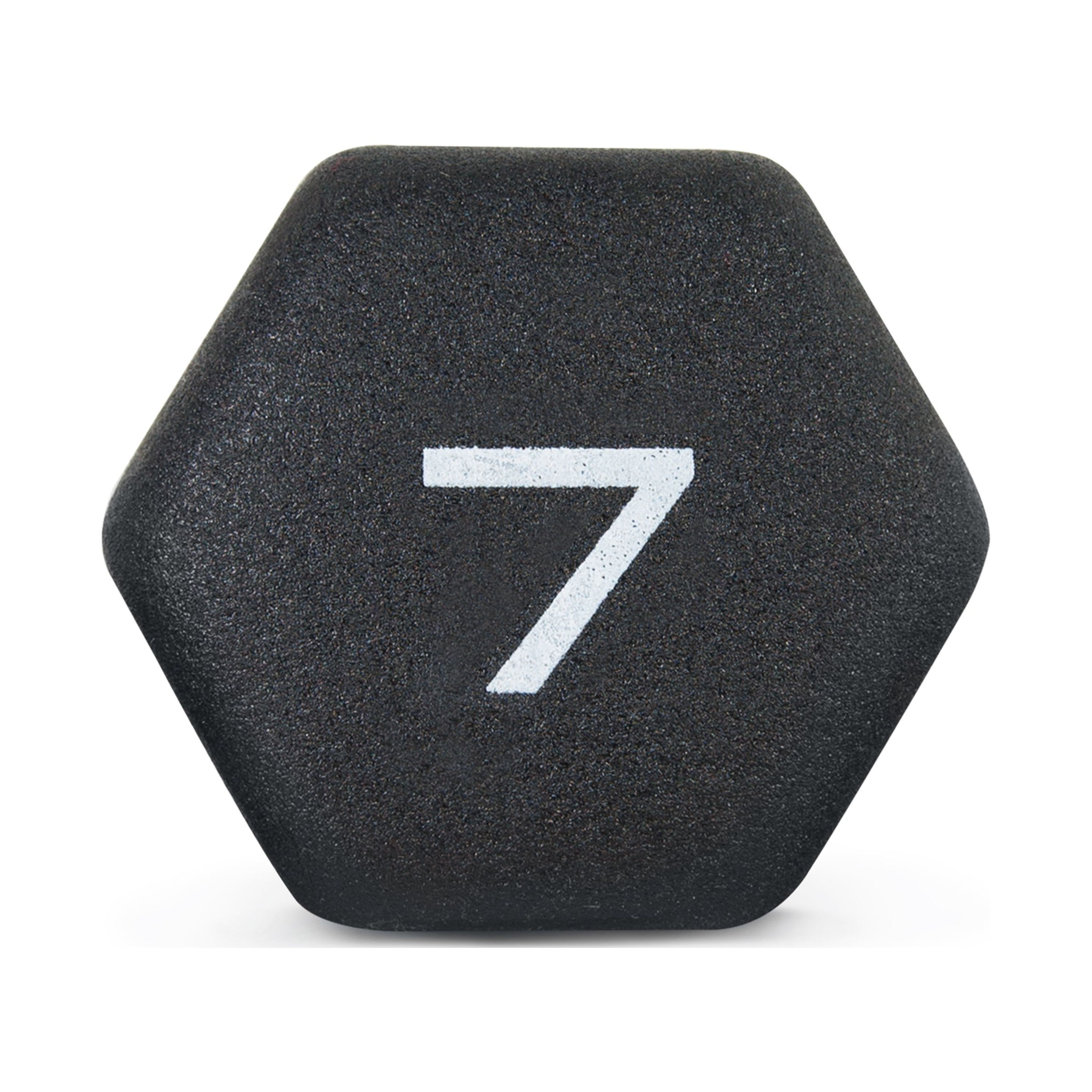 CAP Barbell, 7lb Black Neoprene Dumbbell, Single