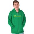 thumbnail image 5 of Duffer Funny Golfer Insult Golfing Zip Up Hoodie Men's Women's Brisco Brands X, 5 of 6