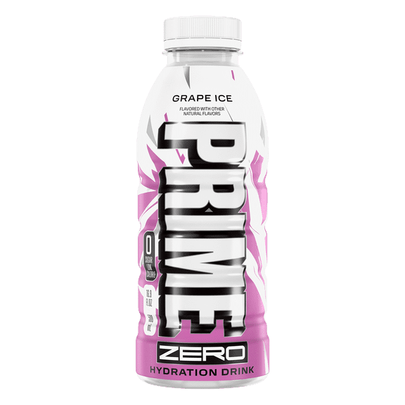 Prime Hydration Zero Sugar Grape Ice 16.9