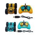 thumbnail image 4 of Ounissouiy Coche de Control remoto, interesante, creativo, giratorio de doble cara, vehículos acrobáticos, juguete automático para niños Kits de construcción modelo Amarillo, 4 of 6