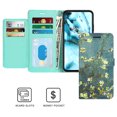 thumbnail image 4 of CoverON Oneplus Nord Wallet Case and Screen Protector Tempered Glass, RFID Blocking Leather 6x Card Slot Phone Pouch, Almond Blossom, 4 of 8