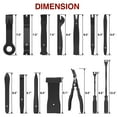 thumbnail image 5 of Nilight 19Pcs Trim Removal Tool Set Panel Fastener Clips Removal Automotive Plastic Upholstery Pliers Removal Install Car Tool with Storage Bag for Trim Panel Audio Clip Pliers, 5 of 8