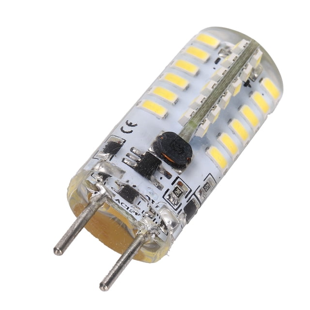 Iluminación del hogar, bombilla de silicona de 48 LED, bombilla de dos pines de 3 W, bombilla de silicona diseñada para precisión