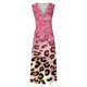 thumbnail image 3 of Vestido Corto de Verano de Moda sin Mangas con Cuello en V Impreso Vestido Casual Grande Del Doblado para Diario, 3 of 5