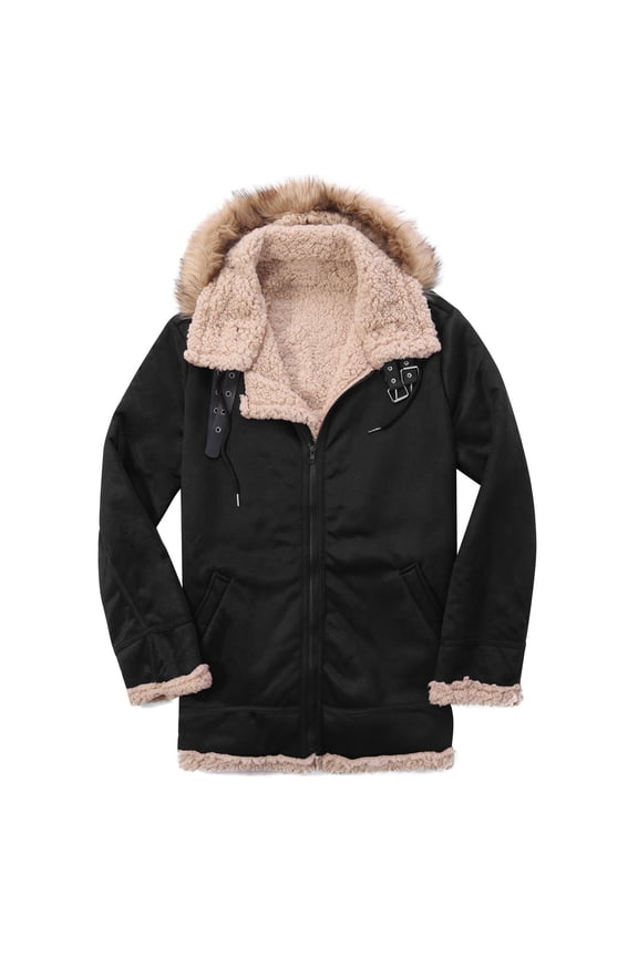 Men's Casual PU Faux Leather Motorcycle Bomber Jacket Men Casual Keep Warm Thicken Turndown Jacket Zipper Patchwork Coat Slim Fit Biker Coat Windproof Moto Jacket Outerwear Black 5XL