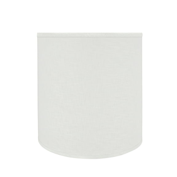 Aspen Creative 32532 Transitional Drum (Cylinder) Shaped Spider Construction Lamp Shade in Off White, 15" wide (14" x 15" x 15")