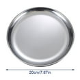 thumbnail image 3 of Decorative Tray Small 7.8inch Stainless Storage Organizer Vanity Trays Plate For Jewelry Cosmetics Coffee Tea Candle Bathroom Plate Kitchen Tableware, 3 of 3
