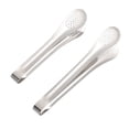 thumbnail image 4 of Fiudx Pinzas de Acero Inoxidable, Ergonómicas, Resistentes Al Calor, con Acabado Pulido, Ideales para Barbacoas Al Aire Libre, Perfectas para Carne y Verduras., 4 of 6