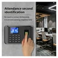 thumbnail image 4 of Intelligent Biometric Fingerprint Password Attendance Machine Time Clock Employee Checking-in Recorder 2.4 Inch LCD Screen ,Reliable Data Protection, 4 of 6