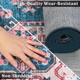 thumbnail image 3 of CAROMIO Area Rug Oriental Area Rug Medallion Indoor Area Rug Washable Rug Boho Vintage Tribal Area Rugs, 4' x 6' Blue, 3 of 5