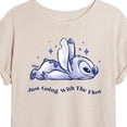thumbnail image 3 of Disney - Lilo & Stitch - Go With The Flow - Juniors Ideal Flowy Muscle T-Shirt, 3 of 5