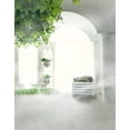thumbnail image 1 of BSDHOME Polyester 5x7ft White Room Flowers Green Leaves Photography Backdrops Photo Props Studio Background, 1 of 2
