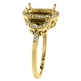 thumbnail image 3 of 10K Yellow Gold Diamond Natural Tanzanite Engagement Ring Oval 10x8mm, size 7.5, 3 of 3
