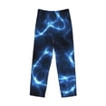thumbnail image 4 of Balery Blue Lightning print Men's Pajama Pants,Ultra Lightweight Pjs,Lounge Pant-X-Large, 4 of 9