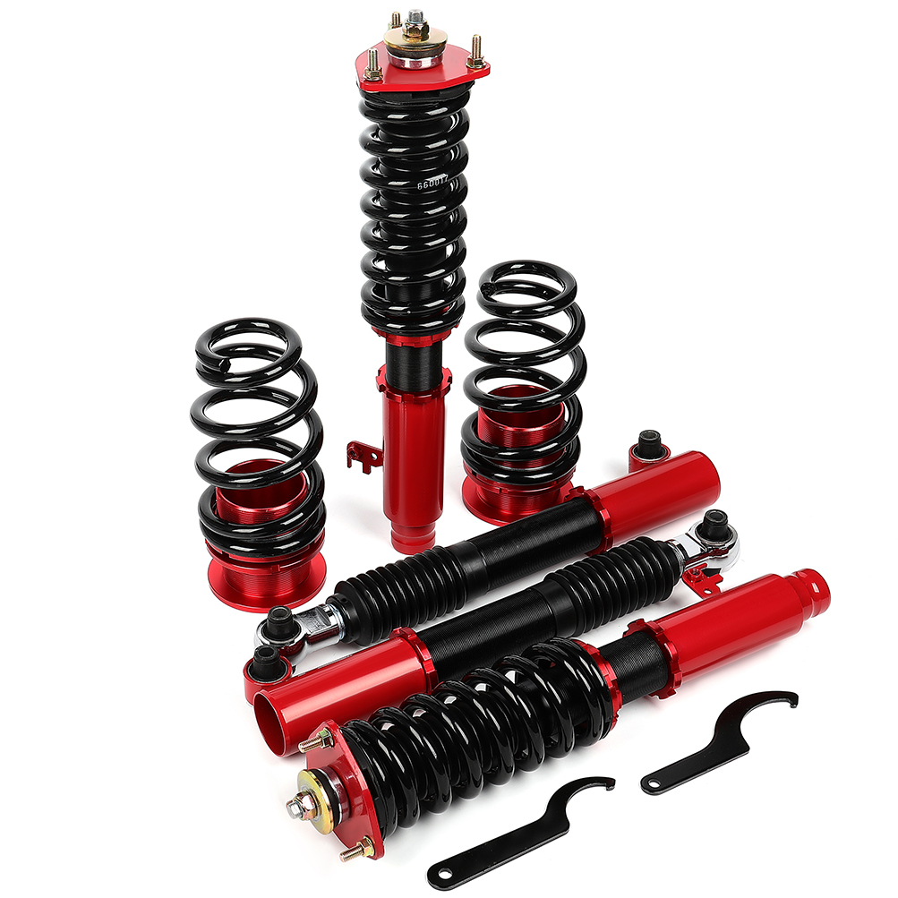 Coilover Struts Suspension Kit Coilover Shocks Full Set Adjustable Replacement Assemblies Parts