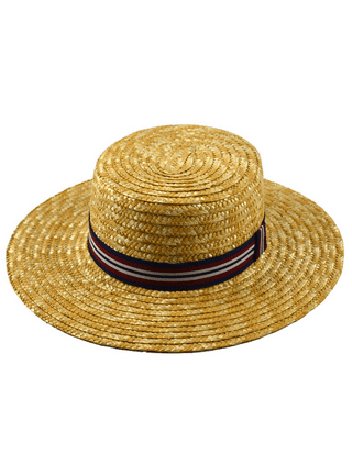Straw Boater Hat Womens