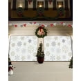 thumbnail image 3 of Christmas Garage Door Banner Cover 6 x 13 ft, Christmas Gold and Grey Snowflake Christmas Garage Door Decorations Holiday Christmas Backdrop Decor for Winter New Year Xmas Party, 3 of 6