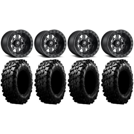 Fuel Maverick Bdlk 15 (4+3) Wheels 32 Carnivore Tires Kawasaki Mule Pro FXT Fuel Maverick Bdlk 15 (4+3) Wheels 32 Carnivore Tires Kawasaki Mule Pro FXT