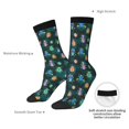 thumbnail image 4 of Logiee Bright ladybugs Print Adult Socks for Men & Women,Calf Socks, Ankle Socks,Boots Socks,Breathable Casual Sock,Unisex Crew Socks, 4 of 6
