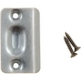 thumbnail image 3 of Ball Catch Strike Plate, 2-1/4" x 1-3/8", Satin Nickel by Stone Harbor Hardware, 3 of 8