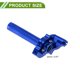 thumbnail image 4 of Empuñadura del Acelerador de 22mm Unique Bargains con 1 Tornillo de Ajuste Azul M10, Empuñadura de Acelerador de Motocicleta de Aleación de Aluminio CNC para Manillar de 7/8" 22mm Azul, 4 of 6