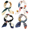thumbnail image 1 of 4PCS Écharpe de Cou Femmes Mode Décoratif Écharpe Carrée Professionnelle Foulard Tête, 1 of 10