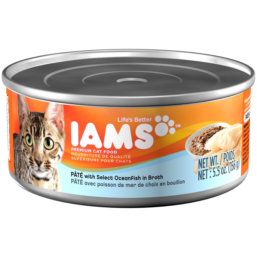 IAMS Pate Select Ocean Fish Wet Cat Food, 5.5 Oz