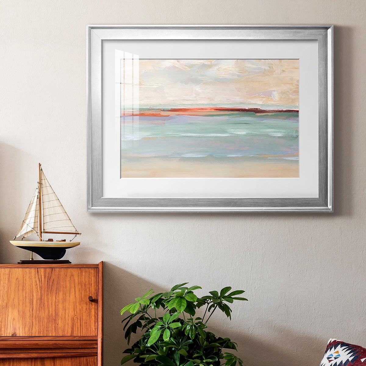 Sienna Horizon I Premium Framed Print - Ready to Hang
