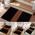 thumbnail image 6 of 2x3 Door Mat Rug, Black Brown Non-Skid Rubber Backing Large Rectangle Rugs - Living Room Bedroom Home Office, Contemporary Boho Modern Art Indoor Floor Mat Carpets Washable Rug, 6 of 9