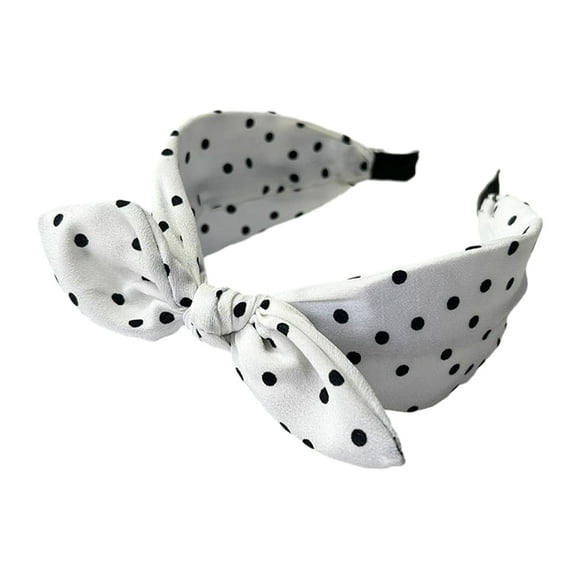 Diademas ligeras Qarigey para mujer en blanco y negro