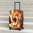thumbnail image 6 of Honeii orange lightning Elastic Luggage Cover, featuring double-sided printing, is the ideal companion for travel, business trips, and daily use(not included suitcase )-Large, 6 of 7