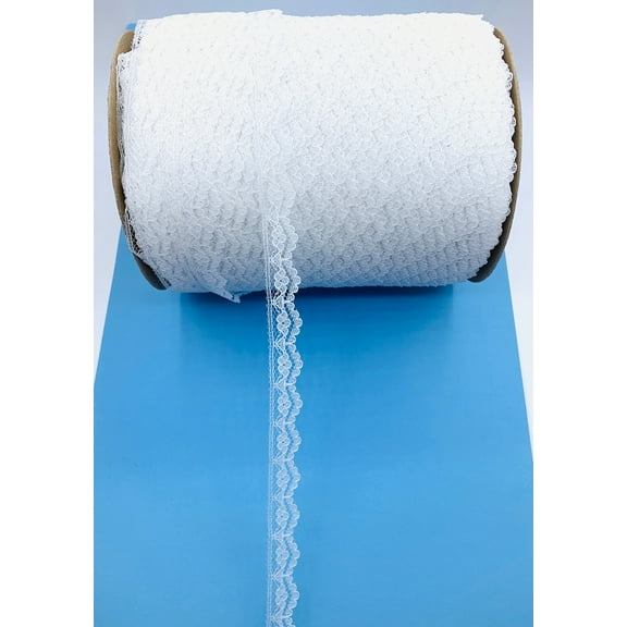 White 3/4" Dainty Lace