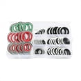 thumbnail image 1 of Kit de Anillos A/CO, Junta de Accesorios para Automóviles, Kit Surtido de Anillos Tóricos, Kit de Anillos Tóricos CA, Kit de Sellos CA 60 Piezas, Kit de Sellos de Compresor de A/C, 1 of 5