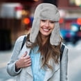 thumbnail image 3 of Women Trapper Hat Creative Fluffy Winter Warm Hat Trooper Hat Hunting Hat, 3 of 6