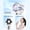 White, variant on Handheld Fan With LED Flashlight,199-Speed Digital Display, 3-in-1 Portable USB Rechargeable,High-Speed Cooling,Lightweight Neck Lanyard,Camping Travel Commuting