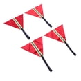 thumbnail image 1 of Tow 4PCS Banderas De Seguridad Reflectantes Rojas Impermeabilizante Bandera De Remolque De Advertencia De Remolque De Alta Visibilidad Para Camiones Bicicletas, 1 of 7