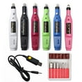 thumbnail image 3 of QualitChoice Electric Nail Lime Drill Lime Acrylique Manucure Bit Portable Machine Set White 1Set, 3 of 6