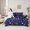 Navy, variant on Feelyou Cartoon Stars Child Bedding Comforter Set 7pcs, Dreamy Starry Sky Galaxy King Bedding Sets, Navy Horoscope Theme Reversible Bed Sheets, Ultra Soft Bedroom Decor