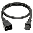 thumbnail image 2 of Tripp Lite 3ft PDU Power Cord Cable C13 to C20 Heavy Duty 15A 14AWG 3' - For PDU Computer, Server, UPS, Network Device - 120 V AC, 230 V AC Voltage Rating - 15 A Current Rating - Black", 2 of 9